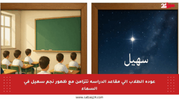 عودة الطلاب إلى مقاعد الدراسة تتزامن مع ظهور نجم سهيل في السماء
